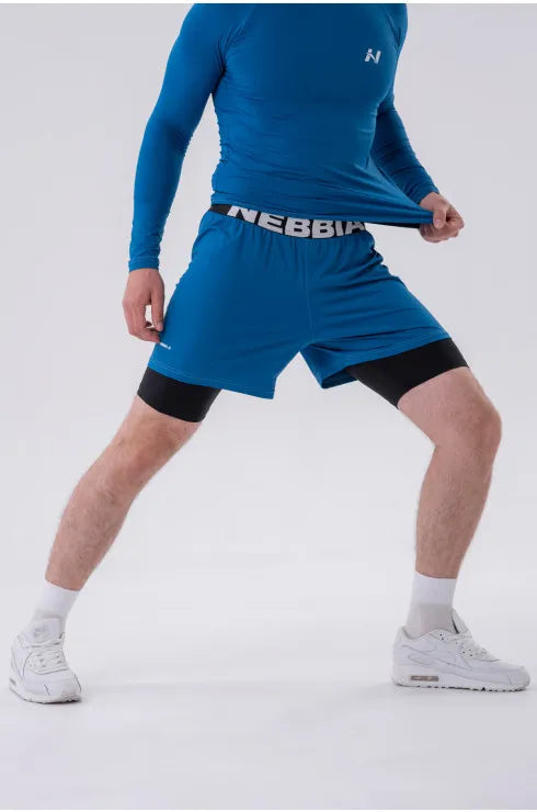Double-Layer Shorts with Smart Pockets