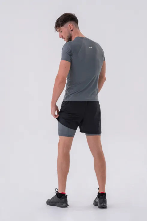 Double-Layer Shorts with Smart Pockets