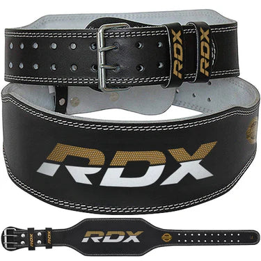 RDX CINTURA DA 6 POLLICI IN PELLE PER IL SOLLEVAMENTO PESI IN PALESTRA