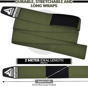 RDX K1 Bendaggi Elasticizzati A Compressione Del Ginocchio