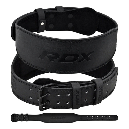 RDX CINTURA DA 4 POLLICI IN PELLE IMBOTTITA PER IL SOLLEVAMENTO PESI