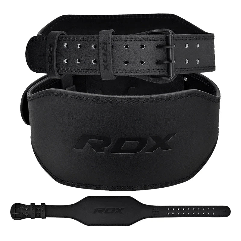 RDX CINTURA DA 6 POLLICI IN PELLE PER IL SOLLEVAMENTO PESI IN PALESTRA